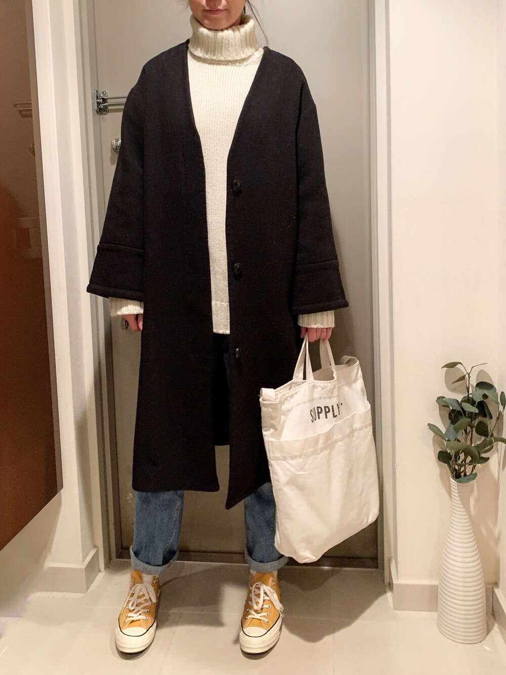 Spick & Span（スピックアンドスパン）の「W二重織りメルトンコート  