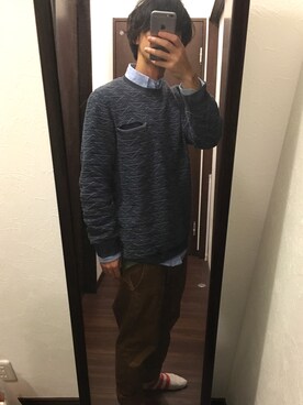 「ALTAMONT（オルタモント）のアイテム」を使った、TOさん（メンズ・165cm）の冬コーディネート