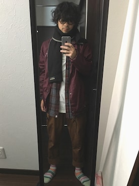 「ALTAMONT（オルタモント）のアイテム」を使った、TOさん（メンズ・165cm）の冬コーディネート