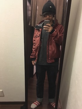 「ALTAMONT（オルタモント）のアイテム」を使った、TOさん（メンズ・165cm）の冬コーディネート