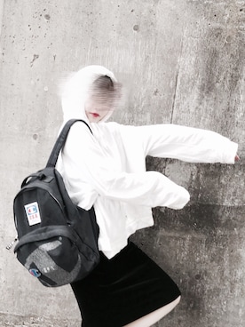 「STYLENANDA（スタイルナンダ）のアイテム（パーカー）」を使った、プチモナカアイスさん（レディース・165cm）の冬コーディネート