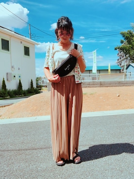「アイテム（ヘアピン）」を使った、ssaa---kkuuさん（レディース・163cm）の夏コーディネート
