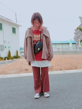 「CONVERSE（コンバース）のconverse（コンバース） ALL STAR OX（オールスターOX）（スニーカー）」を使った、ssaa---kkuuさん（レディース・163cm）の冬コーディネート