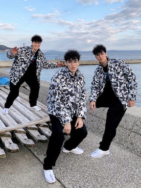 「HUGO×ZOZO」｜kenjibutadamさん（メンズ・188cm）の秋コーディネート