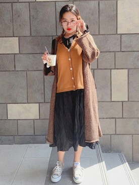 「CONVERSE TOKYO（コンバーストウキョウ）のアイテム（その他シューズ）」を使った、sulerieさん（レディース・164cm）の秋コーディネート