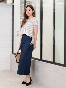 NBB STAFF 11さん（レディース・160cm）の春コーディネート