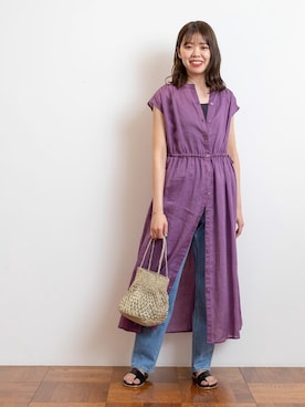 NBB STAFF 11さん（レディース・160cm）の夏コーディネート