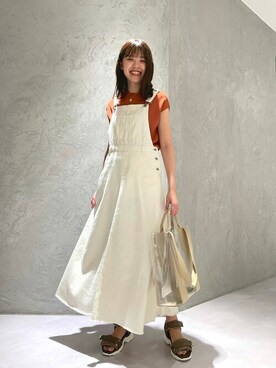 NBB STAFF 11さん（レディース・160cm）の夏コーディネート