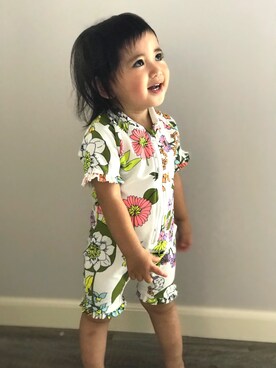 「プール」｜Saaayaさん（キッズ・80cm）の夏コーディネート