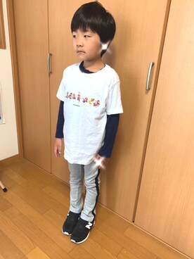 「息子コーデ」｜「アイテム（その他）」を使った、nonkotaさん（キッズ・120cm）の春コーディネート