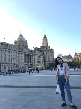 元气乐挑着眉毛说さんのコーディネート