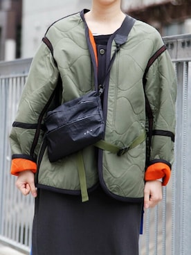 「F/CE. （エフシーイー）のアイテム（ジャケット/アウター）」を使った、nakayamaさん（レディース・154cm）の春コーディネート