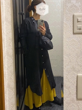 「THE NORTH FACE（ザノースフェイス）のGLAM HIP BAG（ボディバッグ/ウエストポーチ）」を使った、がじゅめさん（レディース・151cm）の冬コーディネート