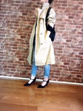 「CRYSTAL BALL（クリスタルボール）のアイテム」を使った、haruhinaさん（レディース・154cm）の春コーディネート