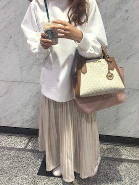 「n.（エヌ）のアイテム」を使った、rinaさん（レディース・156cm）の春コーディネート