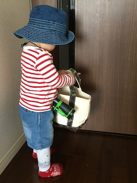 ゆうせい☆そうすけさん（キッズ・90cm）の春コーディネート