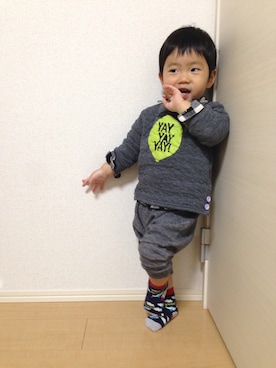 はるたんさん（キッズ・80cm）の春コーディネート