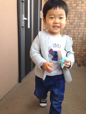 はるたんさん（キッズ・80cm）の春コーディネート