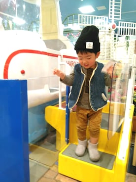 「BNT（ビーエヌティー　　）のアイテム」を使った、はるたんさん（キッズ・80cm）の冬コーディネート