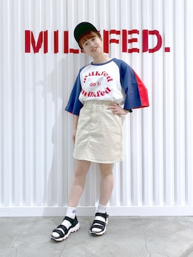 よねちゃんさんの（MILKFED. | ミルクフェド）を使ったコーディネート