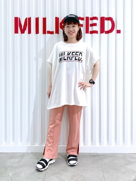 よねちゃんさんの（MILKFED. | ミルクフェド）を使ったコーディネート