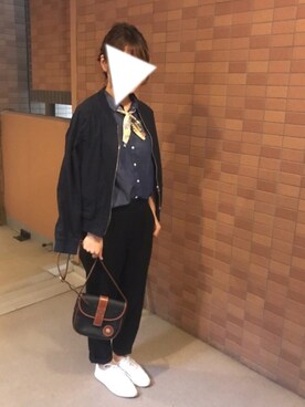「URBAN RESEARCH（アーバンリサーチ）のアイテム（MA-1）」を使った、Hata-*さん（レディース・153cm）の春コーディネート
