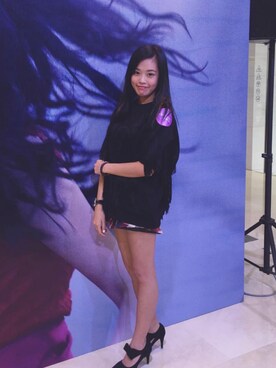 「Sixty Seven  （シックスティセブン）のアイテム」を使った、Abella Tangさん（レディース・164cm）の冬コーディネート