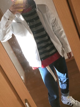 ももすけさん（メンズ・170cm）の春コーディネート