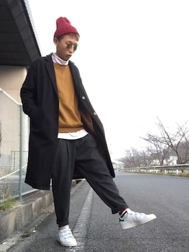 かっちゃん。さん（メンズ・167cm）の冬コーディネート