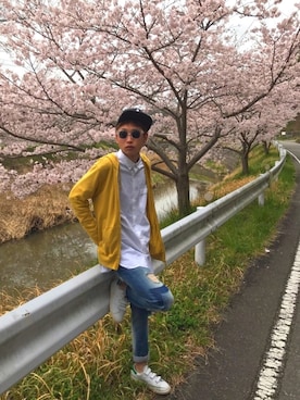かっちゃん。さん（メンズ・167cm）の春コーディネート