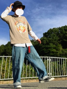 かっちゃん。さん（メンズ・167cm）の春コーディネート