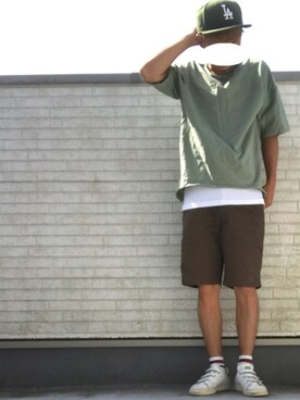 かっちゃん。さん（メンズ・167cm）の夏コーディネート