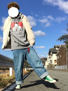 「アイテム（その他アウター）」を使った、かっちゃん。さん（メンズ・167cm・20代）の冬コーディネート