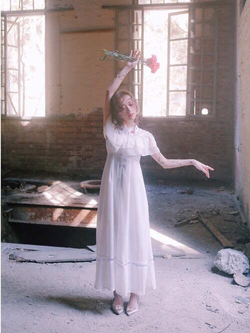 菅野結以 Crayme のワンピースを使ったコーディネート Wear