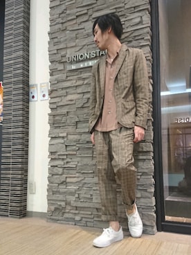 「ユニオンステーション」｜YAMASYUさん（メンズ・172cm）の春コーディネート