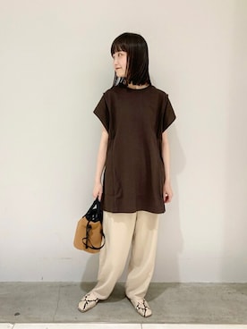 「Drifter（ドリフター）のアイテム」を使った、shimadaさん（レディース・158cm）の春コーディネート