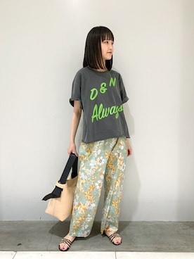 「arron（アローン）のアイテム」を使った、shimadaさん（レディース・158cm）の春コーディネート
