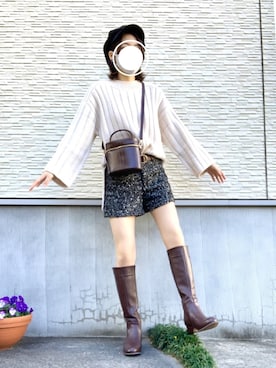 nariさん（レディース・160cm）の秋コーディネート