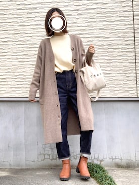 nariさん（レディース・160cm）の冬コーディネート