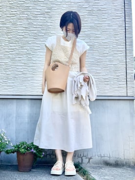 nariさん（レディース・160cm）の春コーディネート