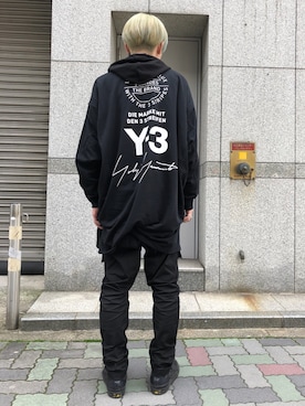 「DANKE SCHON（ダンケシェーン）のアイテム（パーカー）」を使った、𝐊𝐚𝐢𝐭𝐨さん（メンズ・180cm）の春コーディネート