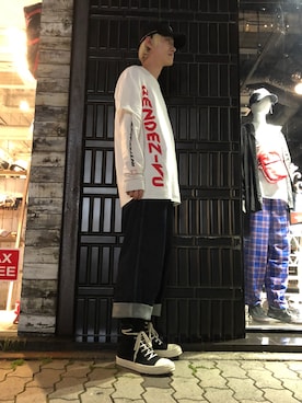 「STILL GOOD（スティールグッド）のアイテム」を使った、𝐊𝐚𝐢𝐭𝐨さん（メンズ・180cm）の春コーディネート