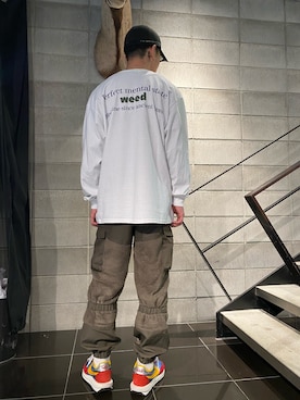 「L.H.P（エルエイチピー）のアイテム（パンツ）」を使った、𝐊𝐚𝐢𝐭𝐨さん（メンズ・180cm）の冬コーディネート