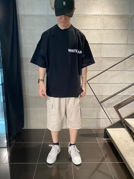 「11 by Boris Bidjan Saberi （ ボリスビジャンサベリ）の11byBorisBidjanSaberi/イレブンバイボリスビジャンサベリ/CAP 39THIRTY/キャップ/ニューエラキャップ（キャップ）」を使った、𝐊𝐚𝐢𝐭𝐨さん（メンズ・180cm）の春コーディネート