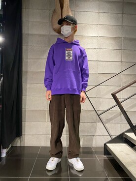 「black eye patch」｜𝐊𝐚𝐢𝐭𝐨さん（メンズ・180cm）の秋コーディネート