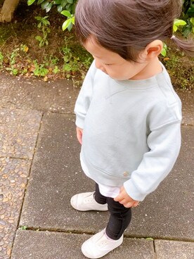 HARUNAさん（キッズ・80cm）の春コーディネート