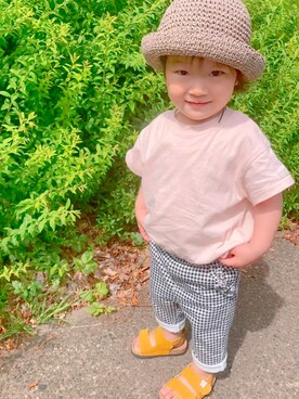 HARUNAさん（キッズ・80cm）の春コーディネート