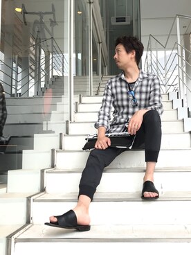 OMIさん（メンズ・180cm）の夏コーディネート