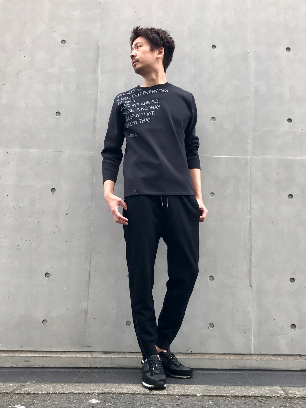 OMIさんの「THAT’S THAT knit（5351 POUR LES HOMMES）」を使ったコーディネート