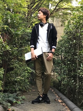 「Marshall（マーシャル）のアイテム」を使った、OMIさん（メンズ・180cm）の秋コーディネート
